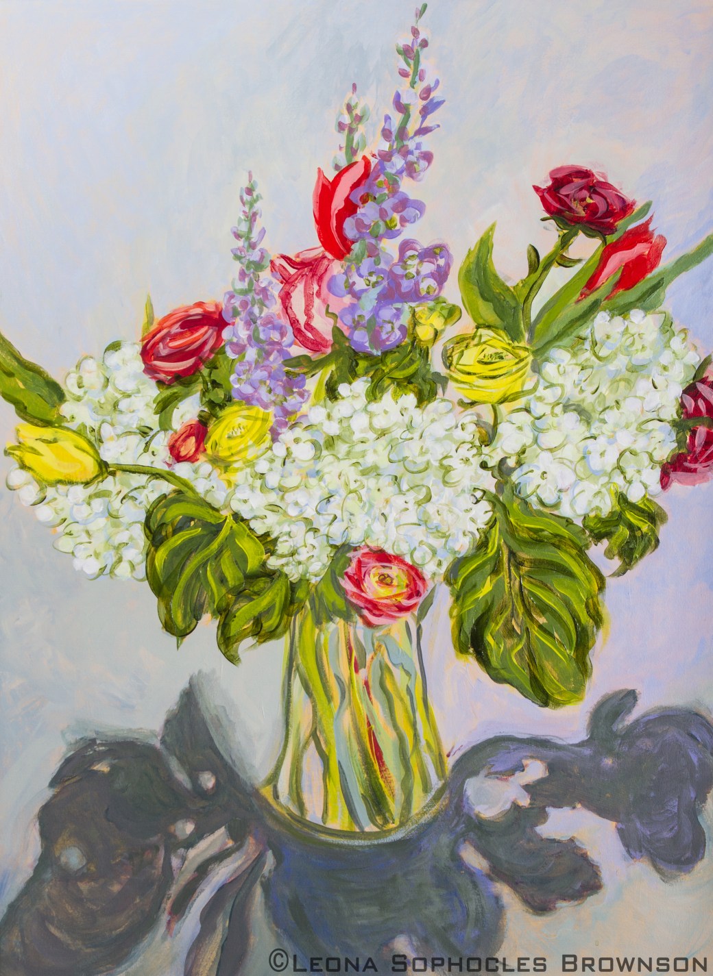 The Gift | Oil on primed, archival paper | 22"x30" unframed