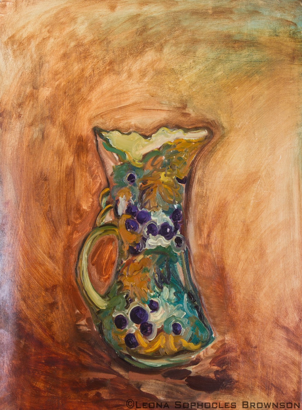 Victorian Vase #2 | Oil on primed, archival paper | 22"x30" unframed