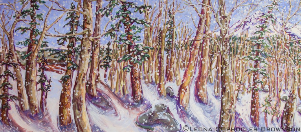 Winter Season | Acrylic on primed board | 30"x66"